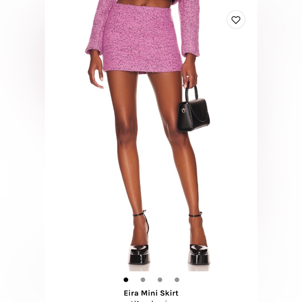 L’Academie wool mini skirt